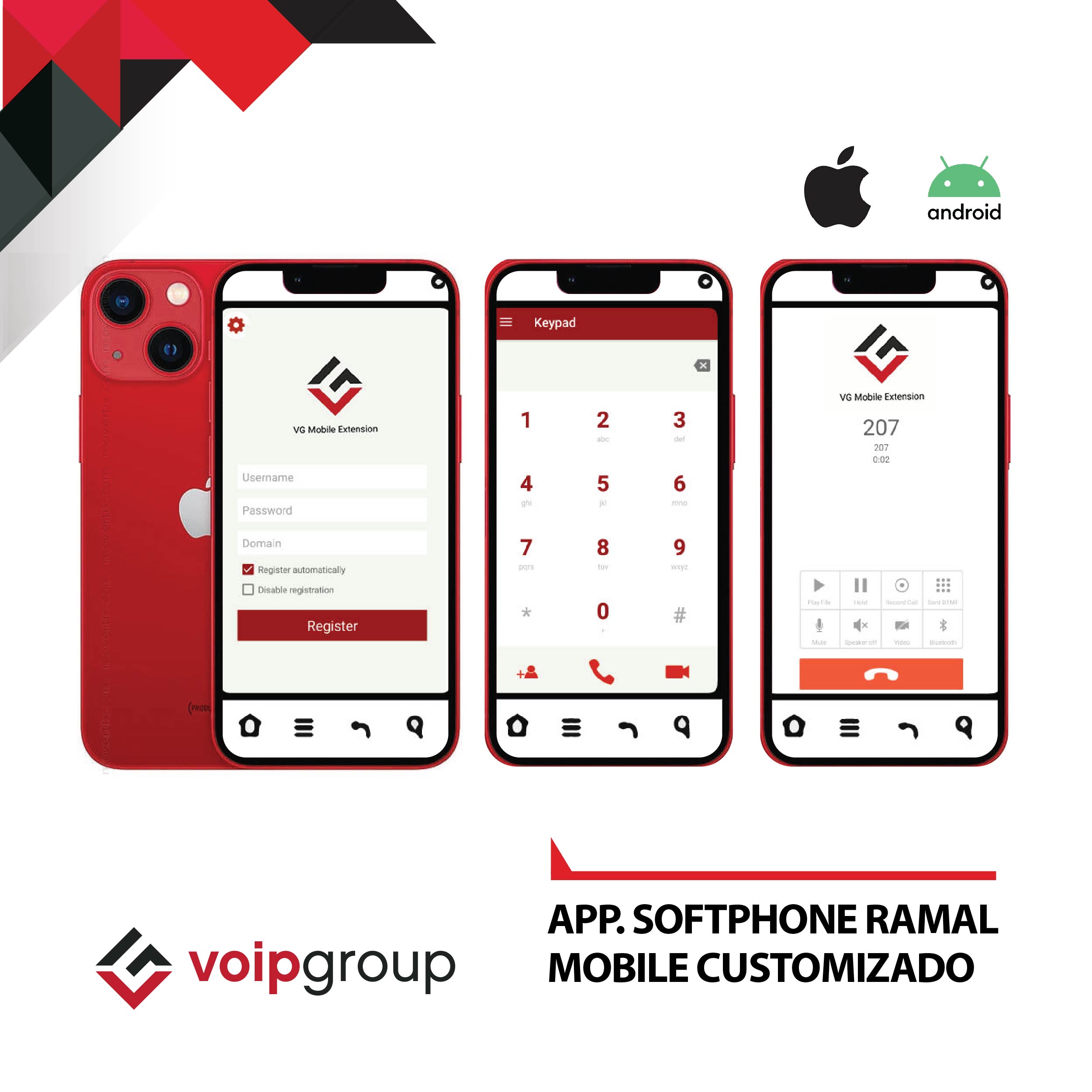 App. Softphone Customizado (IOS e Android)