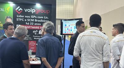 Stand da VoIP Group na Abrint Nordeste, Fortaleza (CE)